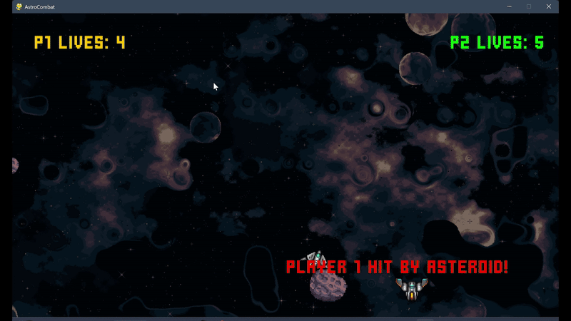 AstroCombat gameplay demo